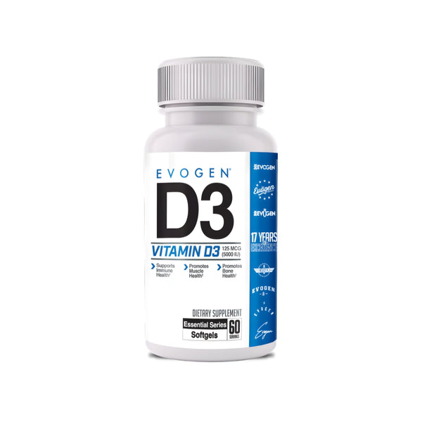 Vitamina D3 5000 IU 60 cápsulas – EVOGEN