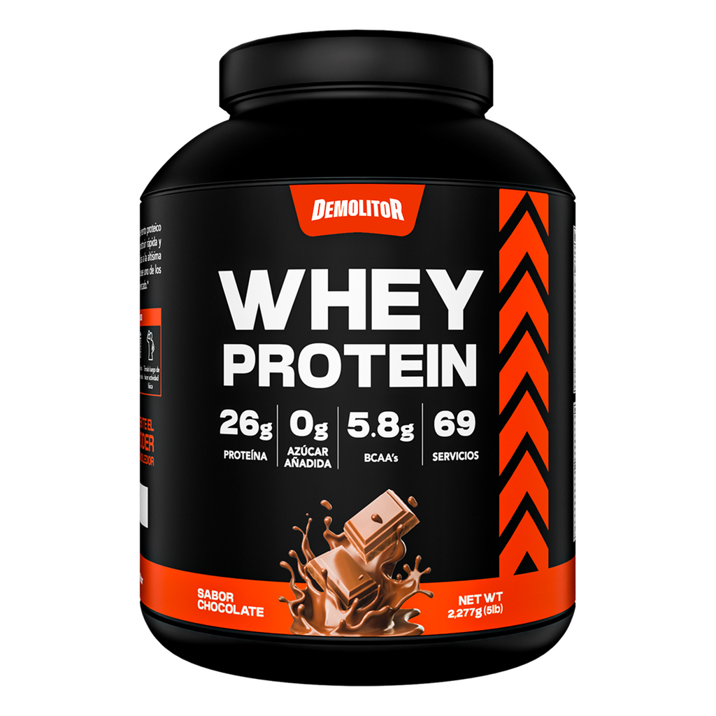 WHEY PROTEIN SABOR CHOCOLATE 5 LB - DEMOLITOR