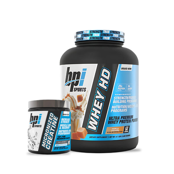 WHEY HD 4,1LB+ CREATINA MONOHIDRATADA Y MICRONIZADA 300G - BPI SPORTS