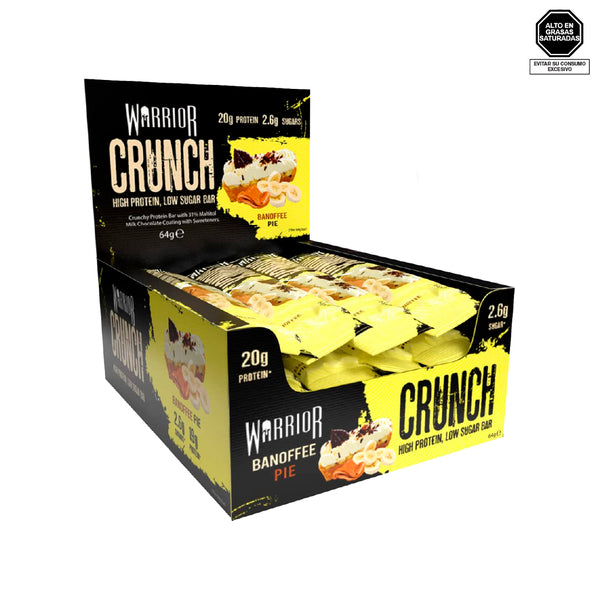 Barra de proteína sabor caramelo y plátano - Warrior Crunch