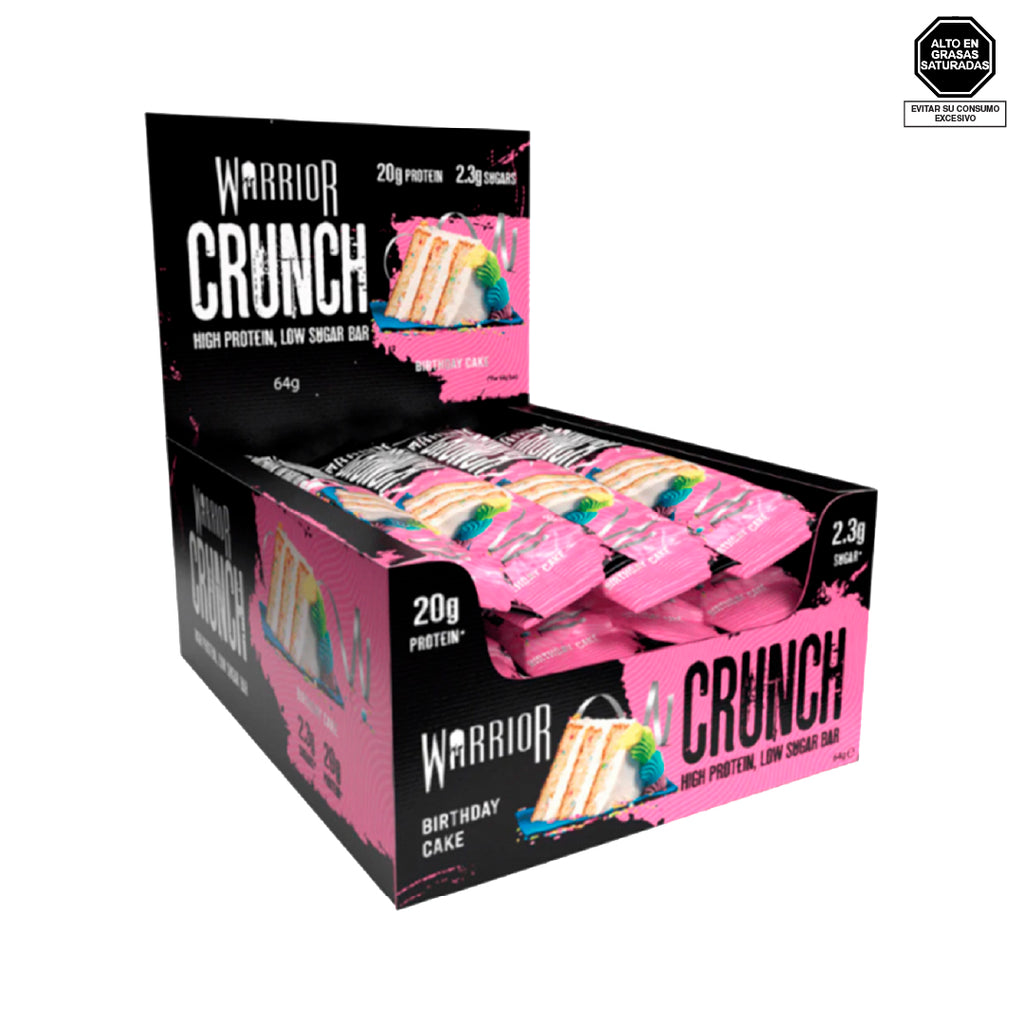 Barra de proteína sabor birthday cake - Warrior Crunch