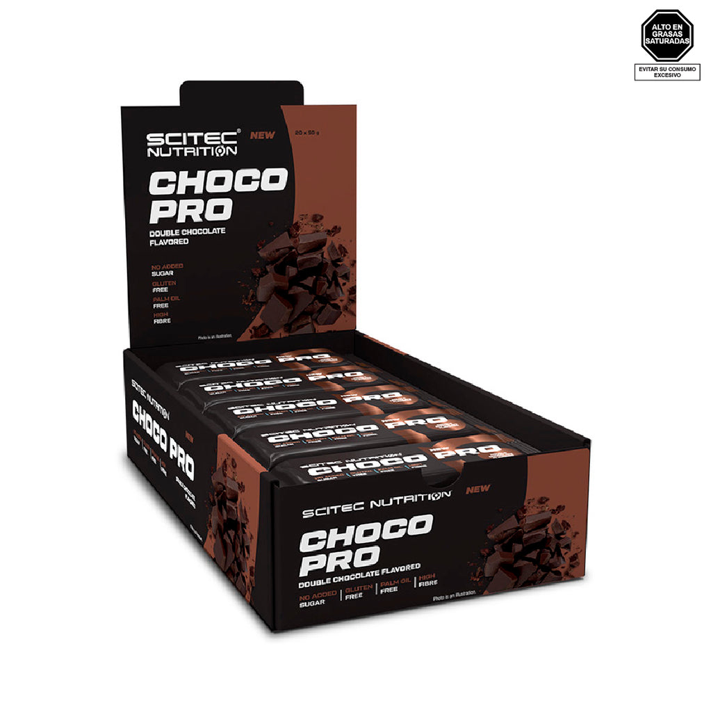 Barra de chocolate con proteína sabor Doble Chocolate - Scitec Nutrition