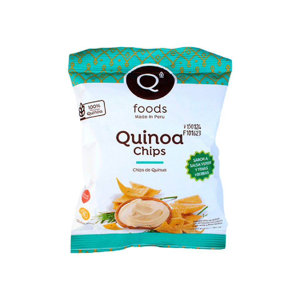 Chips de quinua sabor finas hierbas Qfoods