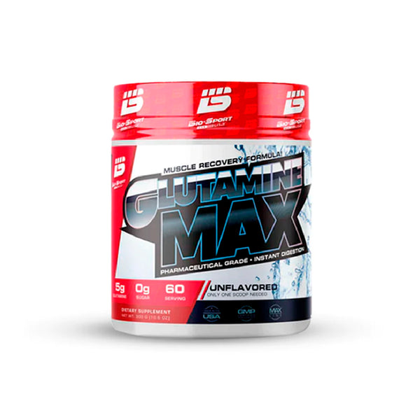 GLUTAMINE MAX BIO SPORT USA 300GR - UNFLAVORED