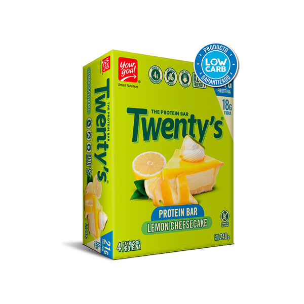 Barra de proteína Twenty's sabor Pie de Limón - Your Goal